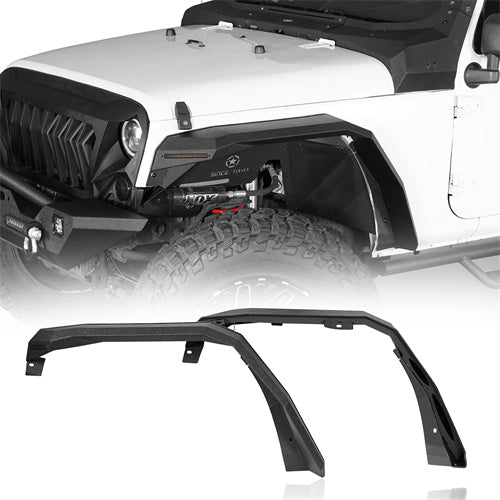 Off Road Front & Rear Fender Flares For 2007-2018 Jeep Wrangler JK - LandShaker4x4