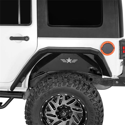 Off Road Front & Rear Fender Flares For 2007-2018 Jeep Wrangler JK - LandShaker4x4