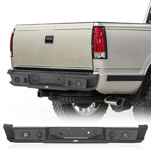 Off Road Rear Bumper For 1988-1998 Chevy C/K 1500 2500 Fleetside - LandShaker