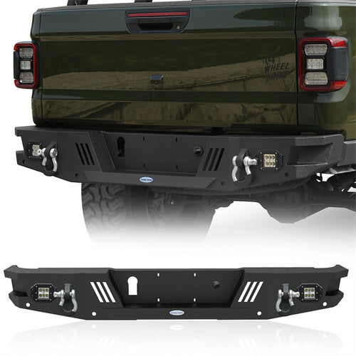 LandShaker Offroad Rear Bumper for 2020-2023 Jeep Gladiator JT lsg7010s 1