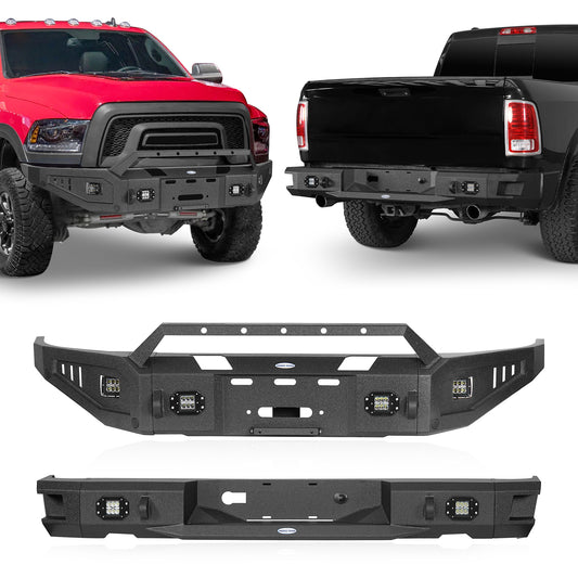 Offroad Steel Front & Rear Bumper For 2015-2018 Ram 1500 - LandShaker4x4