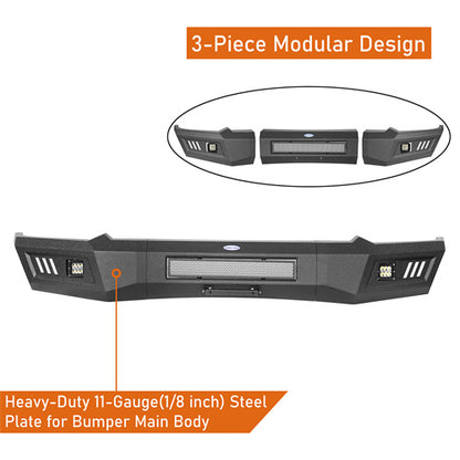 LandShaker 2019-2023 Ram 1500 Front Full-Width Bumper, Excluding EcoDiesel, Rebel & TRX, Classic Models lsg6031 8