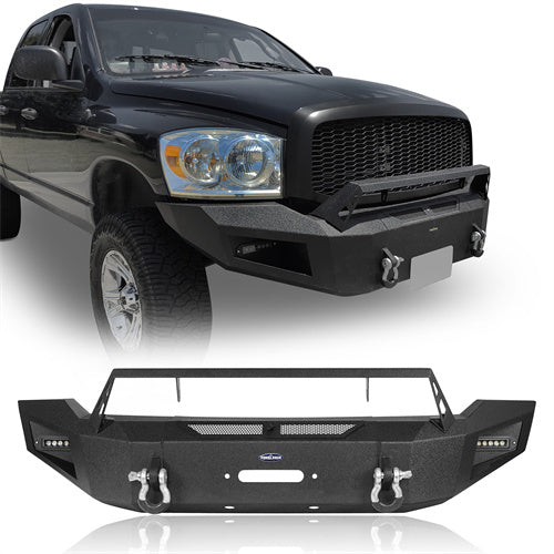 LandShaker Ram 1500 Full Width Front Bumper for 2006-2008 Ram 1500 lsg6502 1