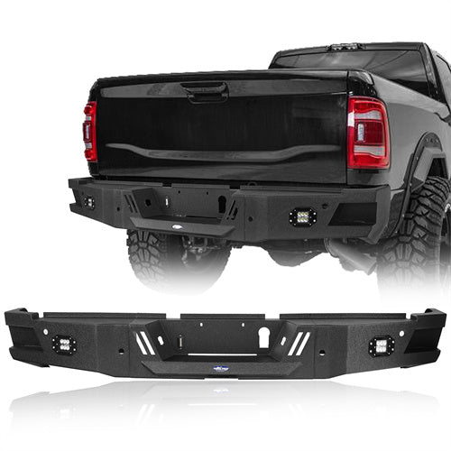 Dodge Ram 2500 Rear Bumper w/OEM sensor holes for 2019-2022 Ram 2500 - LandShaker 4x4 LSG.6304 1