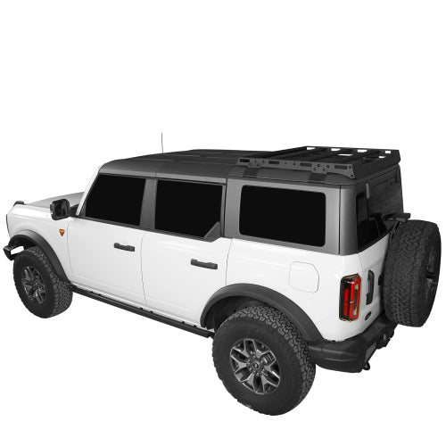 LandShaker Rear Half Roof Rack for 2021-2023 Ford Bronco 4-Door Hardtop lsg8905s  2