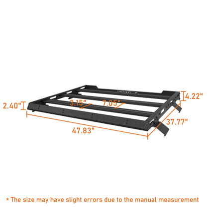 LandShaker Rear Half Roof Rack for 2021-2023 Ford Bronco 4-Door Hardtop lsg8905s  6