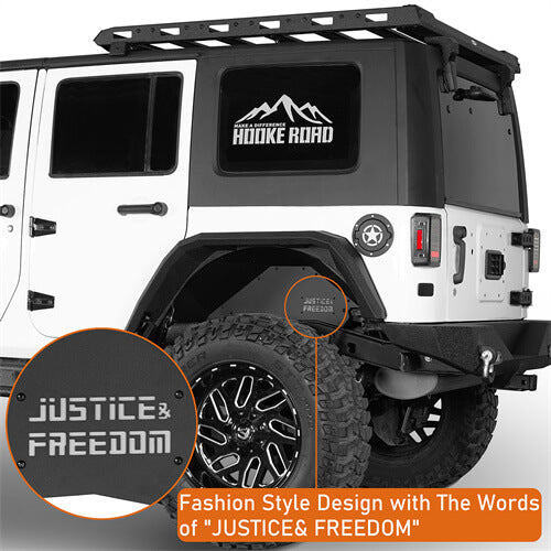 Aluminum Rear Inner Fender Liners For 2007-2018 Jeep Wrangler JK - LandShaker-lsg2116-6