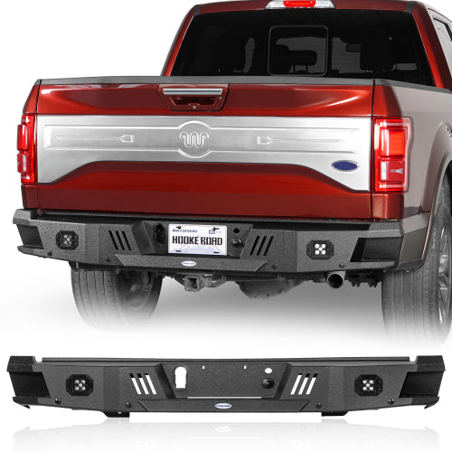 LandShaker Replacement Rear Bumper for 2015-2017 Ford F-150, Excluding Raptor lsg8283 1