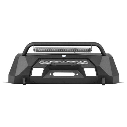 Road Trip Blink Stubby Front Bumper w/ LED Spotlight For 2015-2020 Chevy Colorado(Excluding ZR2 Models) - LandShaker4x4