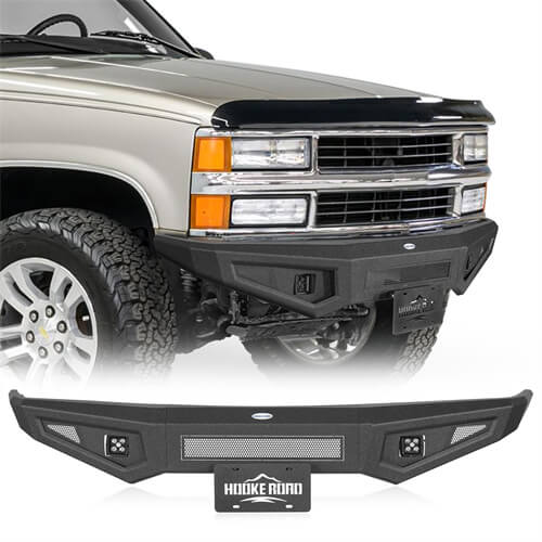 Road Trip Front Bumper For 1988-1998 Chevy C/K 1500 2500 3500 & GMC Sierra 1500 2500 3500 - LandShaker4x4