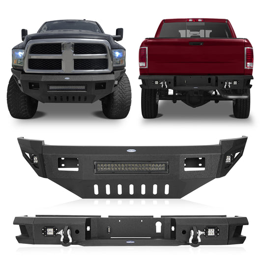 Road Trip Front & Rear Bumper For 2010-2018 Ram 2500 - LandShaker4x4