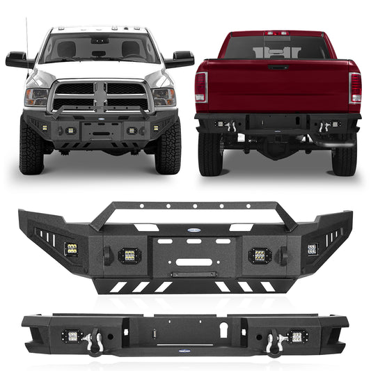 Road Trip Front & Rear Bumper For 2010-2018 Ram 2500 - LandShaker4x4