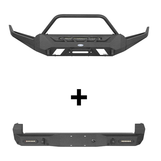 Road Trip Front & Rear Bumper For 2016-2023 Toyota Tacoma 3rd Gen - LandShaker4x4