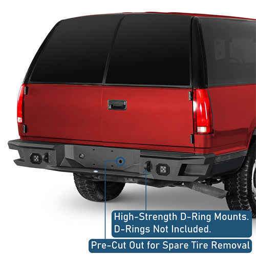 Road Trip Rear Bumper For 1992-1999 Chevy Suburban Tahoe/GMC Yukon - LandShaker4x4