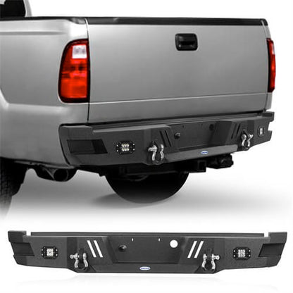 Aftermarket Rear Bumper w/ floodlights (11-16 Ford F-250) - LandShaker