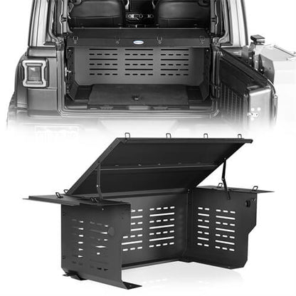 Road Trip Security Deck Enclosure For 2018-2023 Jeep Wrangler JL 2-Door - LandShaker-lsg3069-1