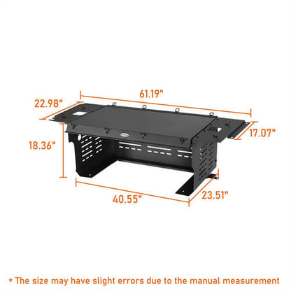 Road Trip Security Deck Enclosure For 2018-2023 Jeep Wrangler JL 2-Door - LandShaker