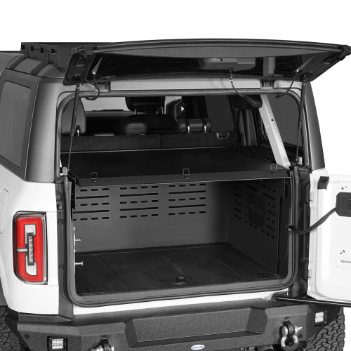LandShaker Security Deck Enclosure Luggage Storage for 2021-2023 Ford Bronco 4-Door, Excluding Ford Bronco Sport model) lsg8925s  2