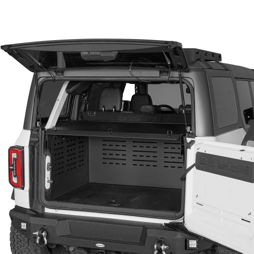 LandShaker Security Deck Enclosure Luggage Storage for 2021-2023 Ford Bronco 4-Door, Excluding Ford Bronco Sport model) lsg8925s  3