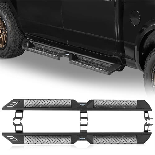 Off Road Side Step Bars For 2009-2018 Ram 1500 & 2019-2024 Ram 1500 Classic & 2010-2024 Ram 2500/3500 Crew Cab - LandShaker