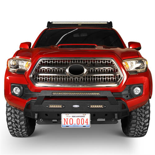 Tacoma Front Bumper Stubby Bumper for Toyota Tacoma 3rd Gen - LandShaker 4x4 ls4203s 6