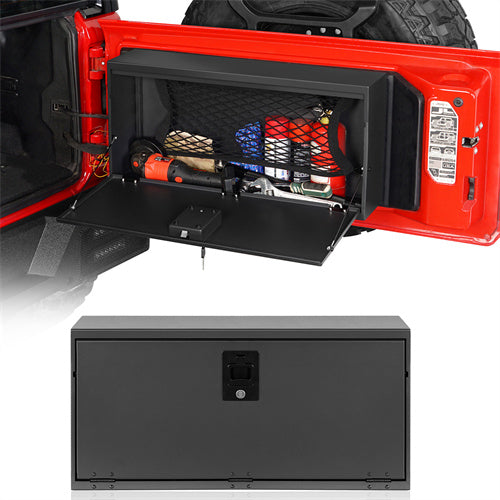 2 Gen Tailgate Storage Lock Box For 2018-2024 Jeep Wrangler JL - LandShaker4x4