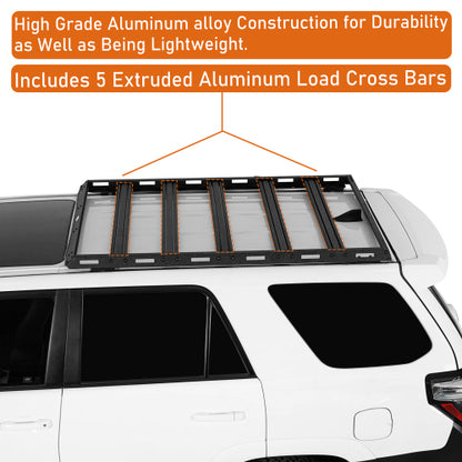 Toyota 4Runner Overland Aluminum Roof Rack for 2010-2024 Toyota 4Runner LandShaker lsg9806s 9