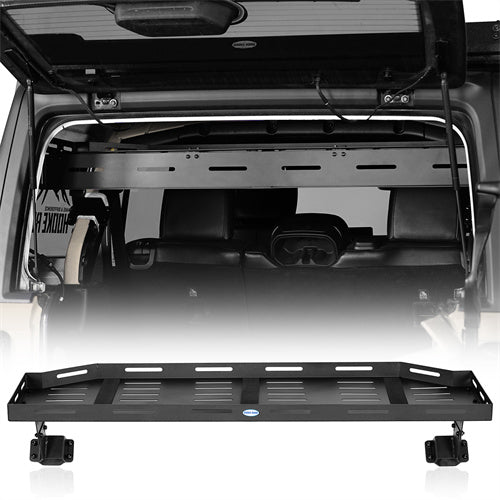 Trunk Upper Basket Cargo Rack For 2018-2024 Jeep Wrangler JL 4-Door Hardtop - LandShaker4x4