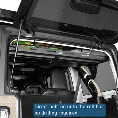 Trunk Upper Basket Cargo Rack For 2018-2024 Jeep Wrangler JL 4-Door Hardtop - LandShaker4x4