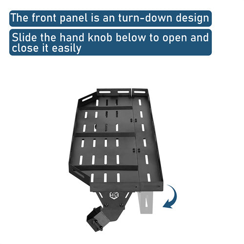 Trunk Upper Basket Cargo Rack For 2018-2024 Jeep Wrangler JL 4-Door Hardtop - LandShaker4x4