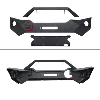 Fragmentation Stubby Front Bumper(07-18 Jeep Wrangler JK)-LandShaker