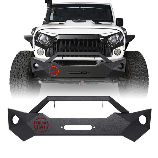 Fragmentation Stubby Front Bumper(07-18 Jeep Wrangler JK)-LandShaker