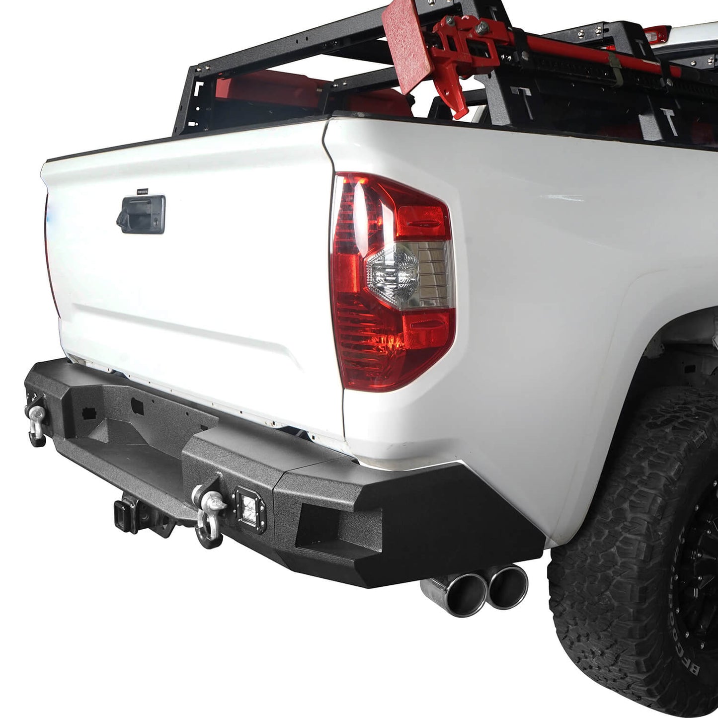 Full Width Front Bumper / Back Bumper / Roof Rack for 2014-2021 Toyota Tundra Crewmax b5000+b5003+b5004 11