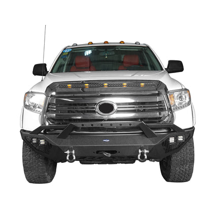 Full Width Front Bumper / Back Bumper / Roof Rack for 2014-2021 Toyota Tundra Crewmax b5000+b5003+b5004 3