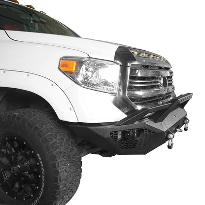 Full Width Front Bumper / Back Bumper / Roof Rack for 2014-2021 Toyota Tundra Crewmax b5000+b5003+b5004 5