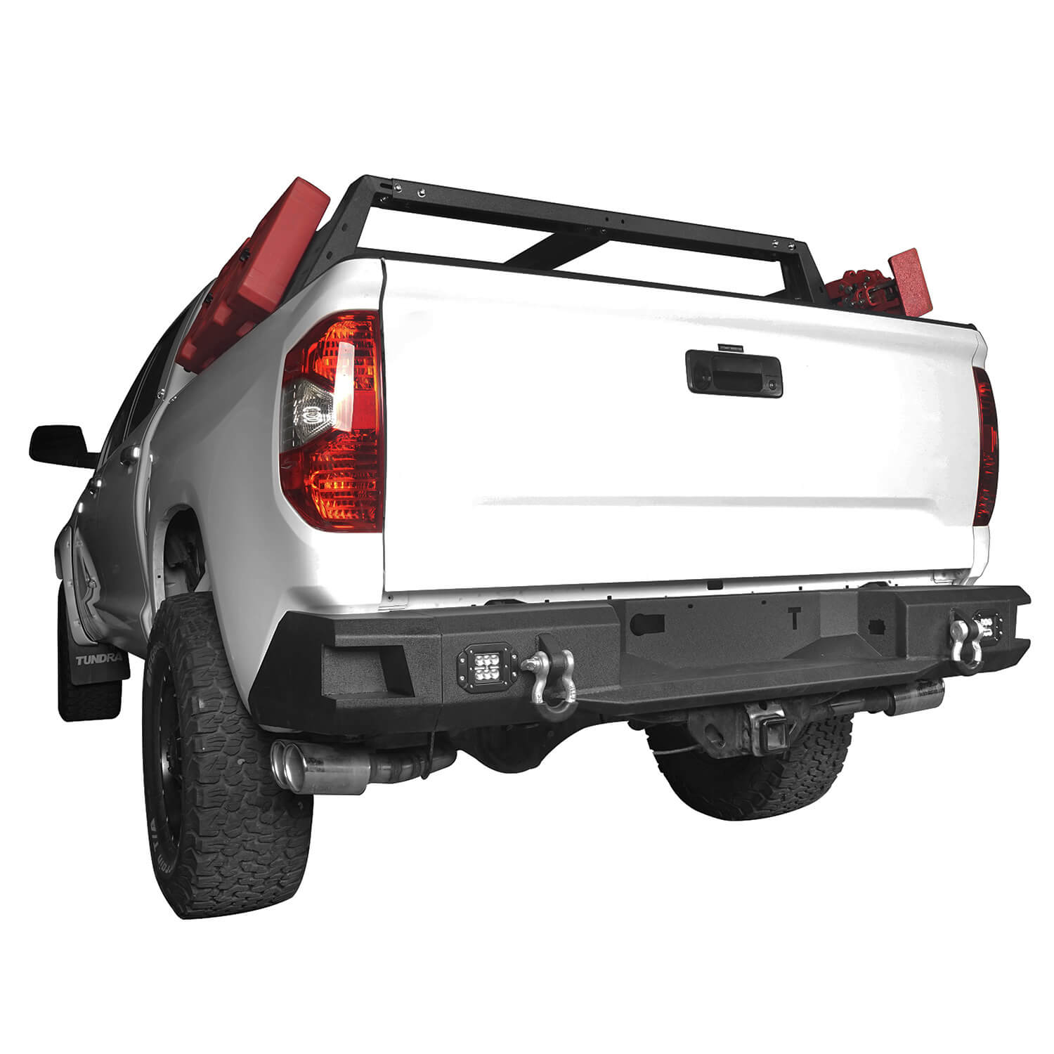 Full Width Front Bumper / Back Bumper / Roof Rack for 2014-2021 Toyota Tundra Crewmax b5000+b5003+b5004 10