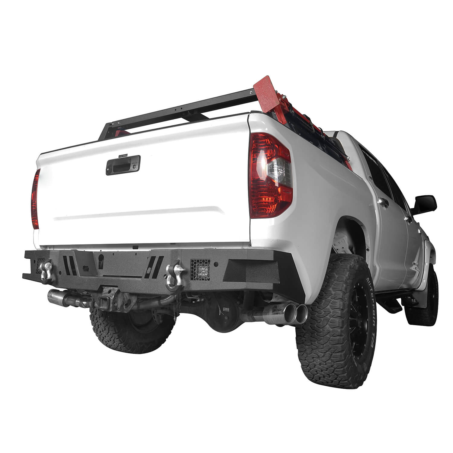 Front Bumper & Full Width Rear Bumper for 2014-2021 Toyota Tundra  b5001+b5002 8