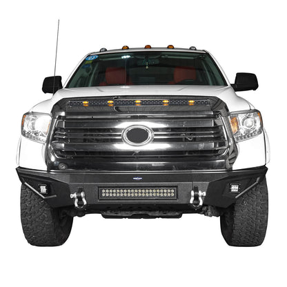 Front Bumper & Full Width Rear Bumper for 2014-2021 Toyota Tundra  b5001+b5002 3