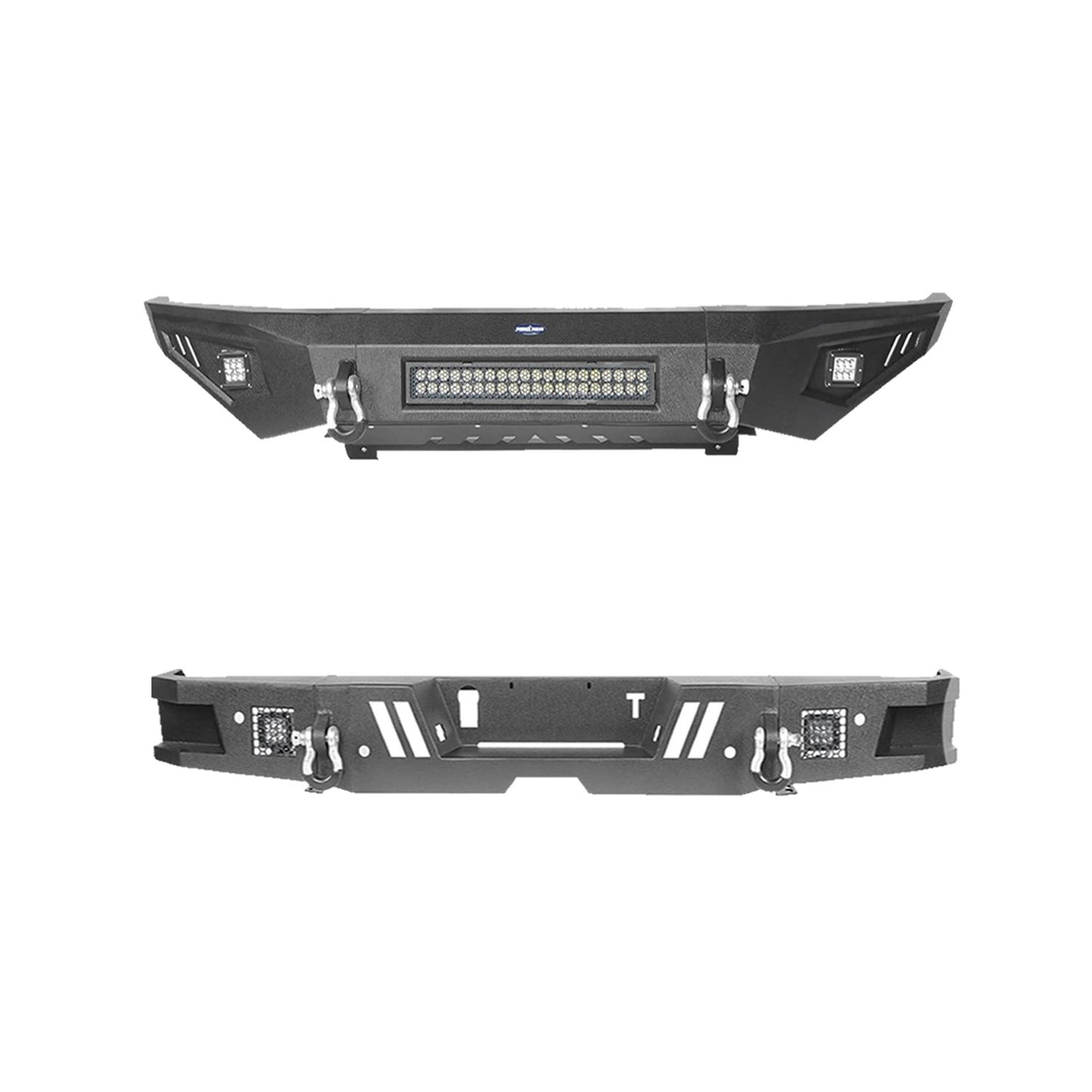 Front Bumper & Full Width Rear Bumper for 2014-2021 Toyota Tundra  b5001+b5002 2