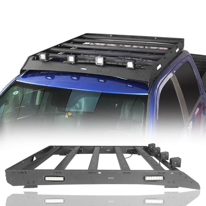 Full Width Front Bumper / Rear Bumper / Roof Rack(13-18 Dodge Ram 1500 Crew Cab & Quad Cab,Excluding Rebel)-LandShaker