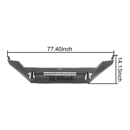 Full Width Front Bumper / Rear Bumper / Roof Rack(13-18 Dodge Ram 1500 Crew Cab & Quad Cab,Excluding Rebel)-LandShaker