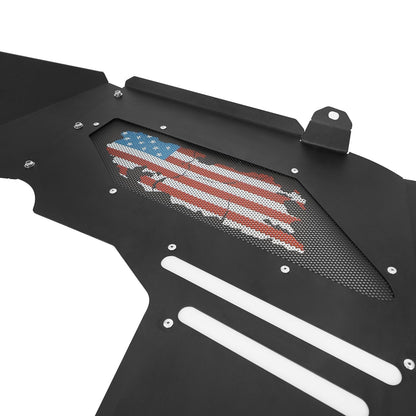 Front Inner Fender Liners Distressed USA Flag(18-24 Jeep Wrangler JL Sahara)-LandShaker