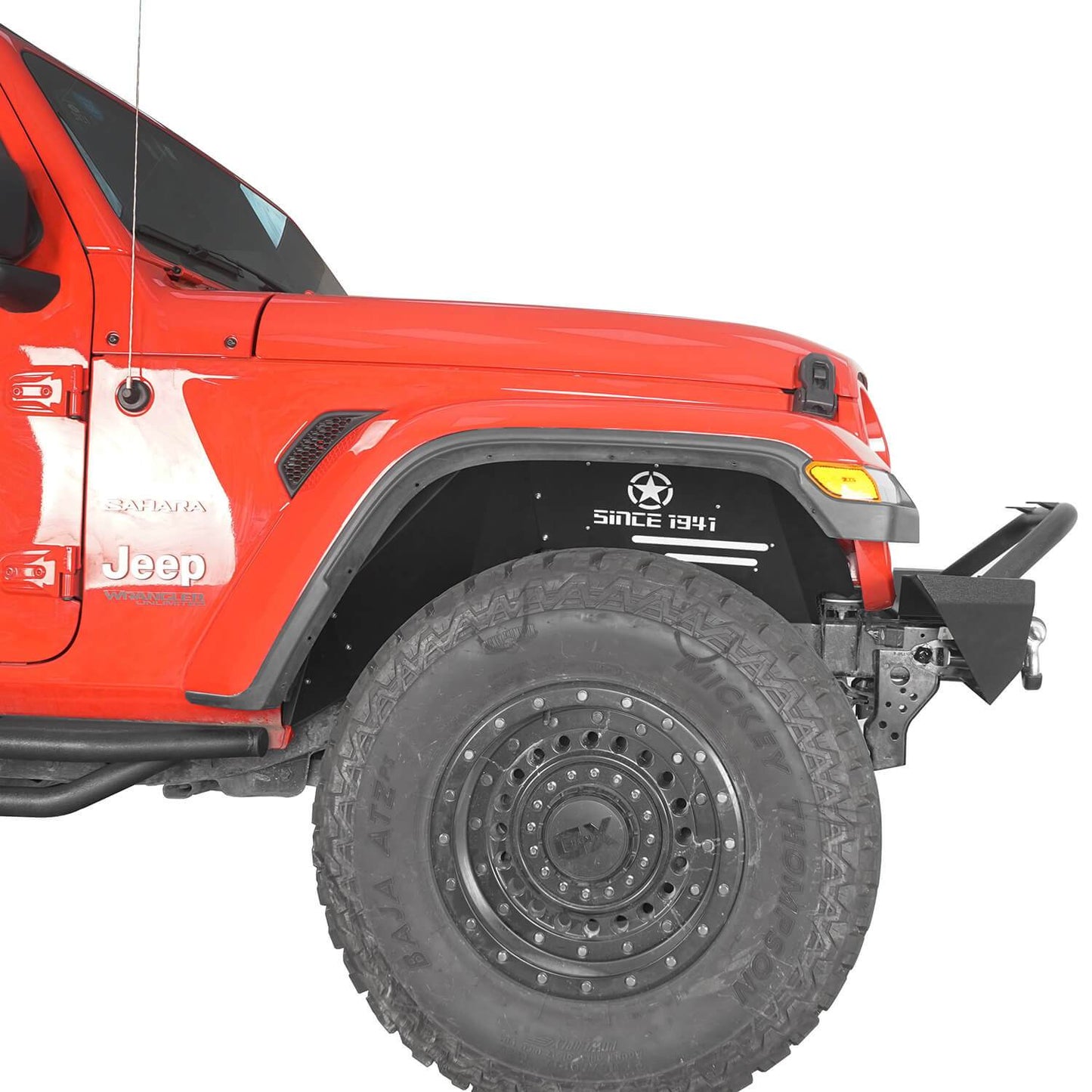 Front Inner Fender Liners Steel w/"Since 1941" Logo(20-24 Jeep Gladiator JT)-LandShaker