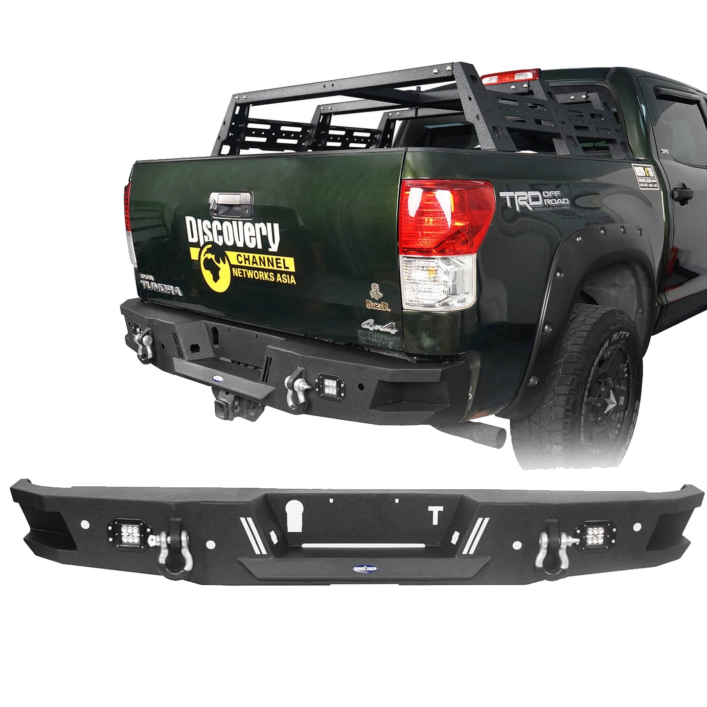 Full Width Bumper Rear Bumper(07-13 Toyota Tundra)-LandShaker