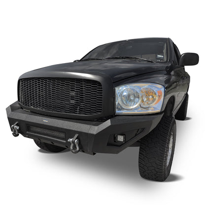 Full Width Front Bumper w/120W LED Light Bar(06-08 Ram 1500)-LandShaker