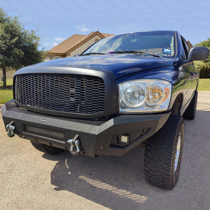 Full Width Front Bumper w/120W LED Light Bar(06-08 Ram 1500)-LandShaker