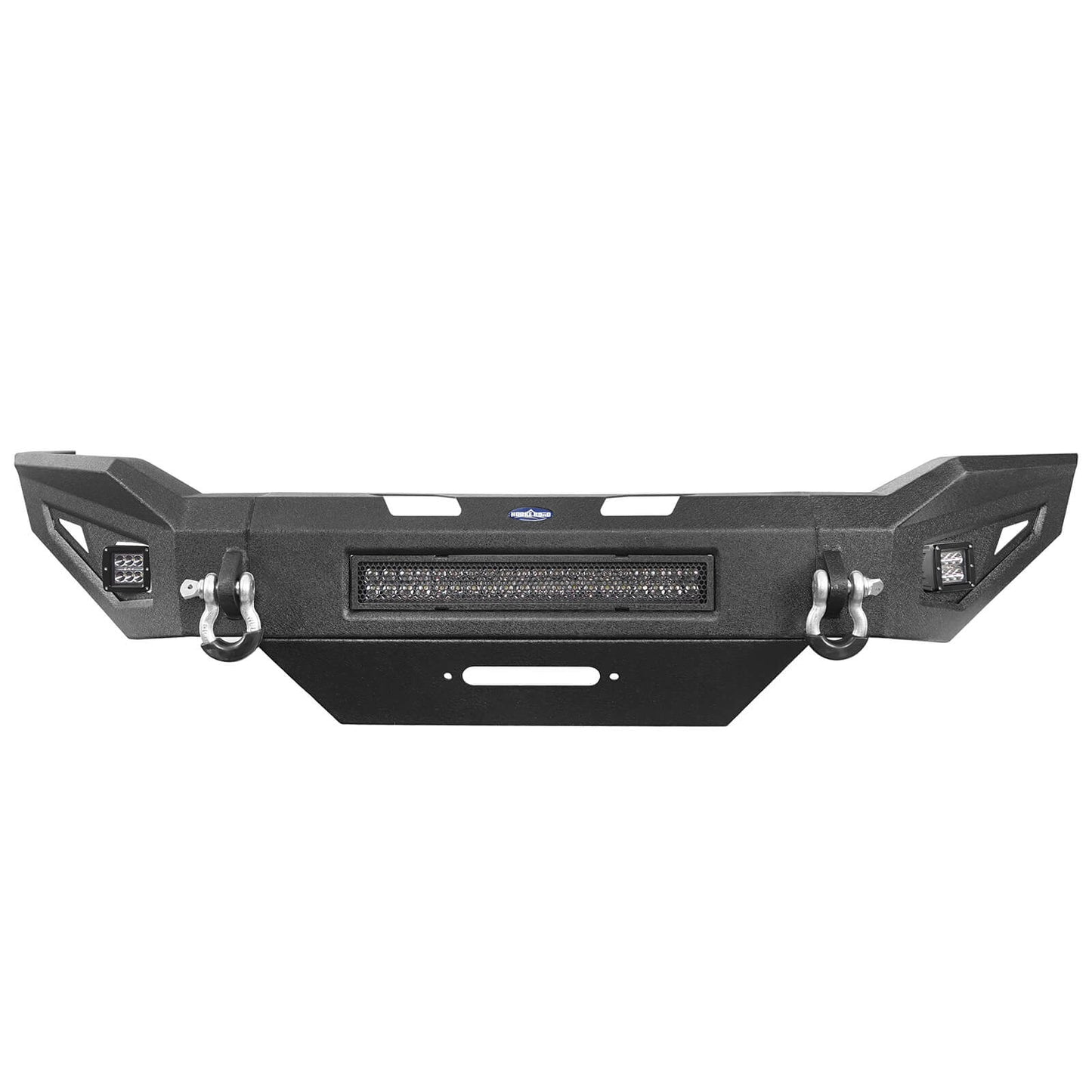 Full Width Front Bumper w/Winch Plate & LED Light Bar(19-24 Ram 2500)-LandShaker