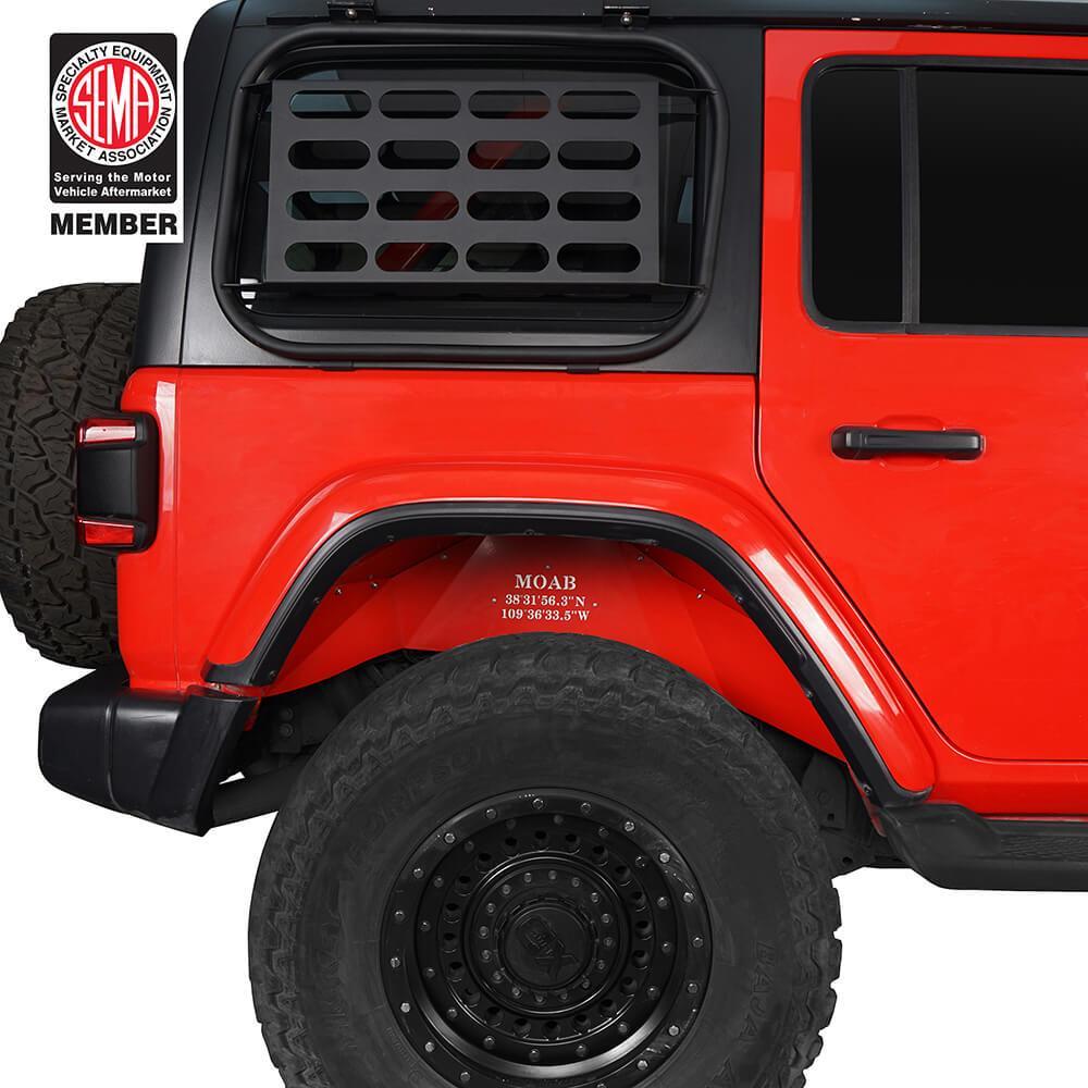 Rear Inner Fender Liners(18-24 Jeep Wrangler JL)-LandShaker