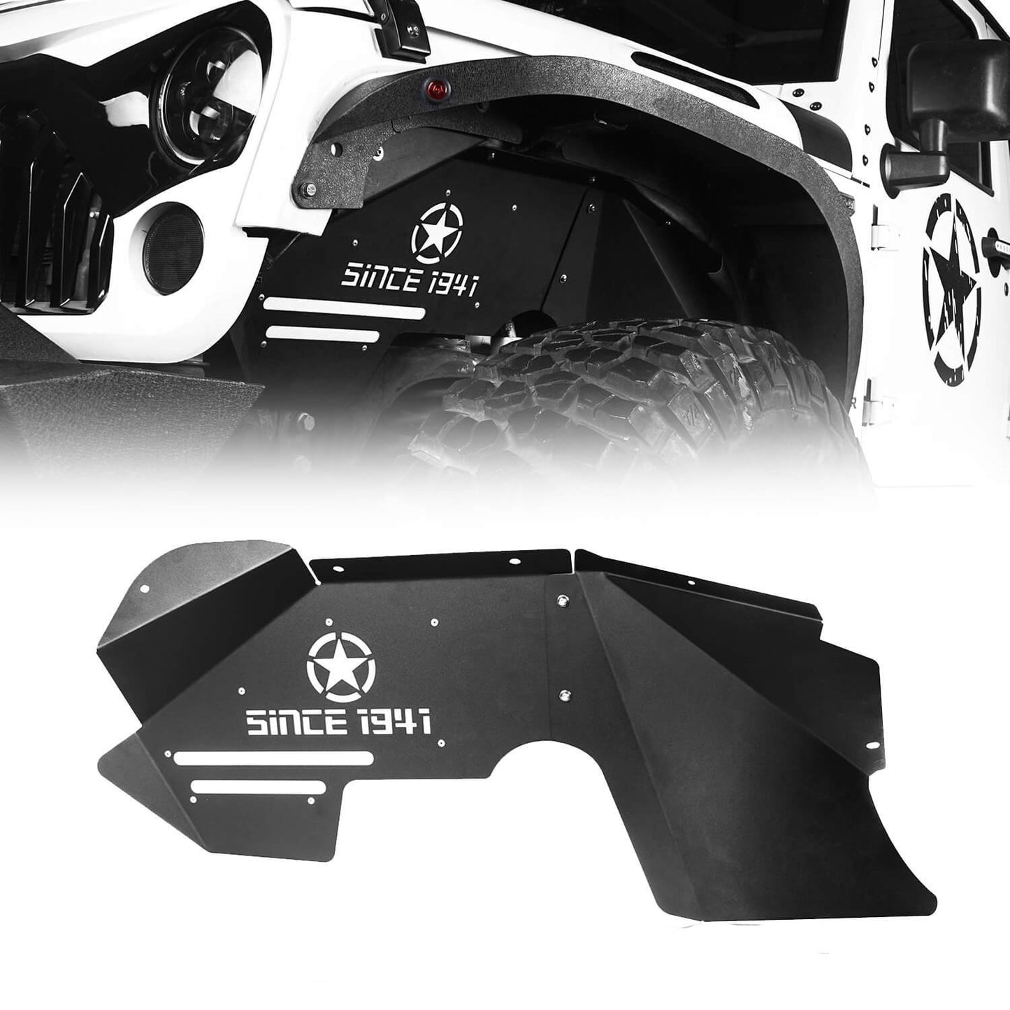 Fender Flares / Front Inner Fender Liners/ Rear Inner Fender Liners(07-18 Jeep Wrangler JK)-LandShaker