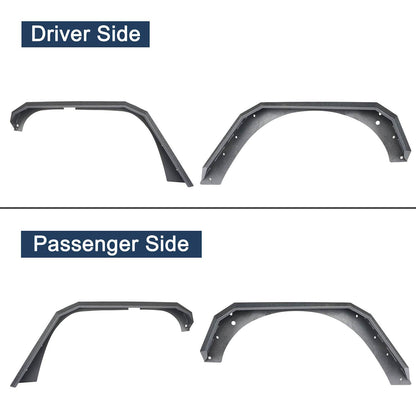 Fender Flares / Front Inner Fender Liners/ Rear Inner Fender Liners(07-18 Jeep Wrangler JK)-LandShaker